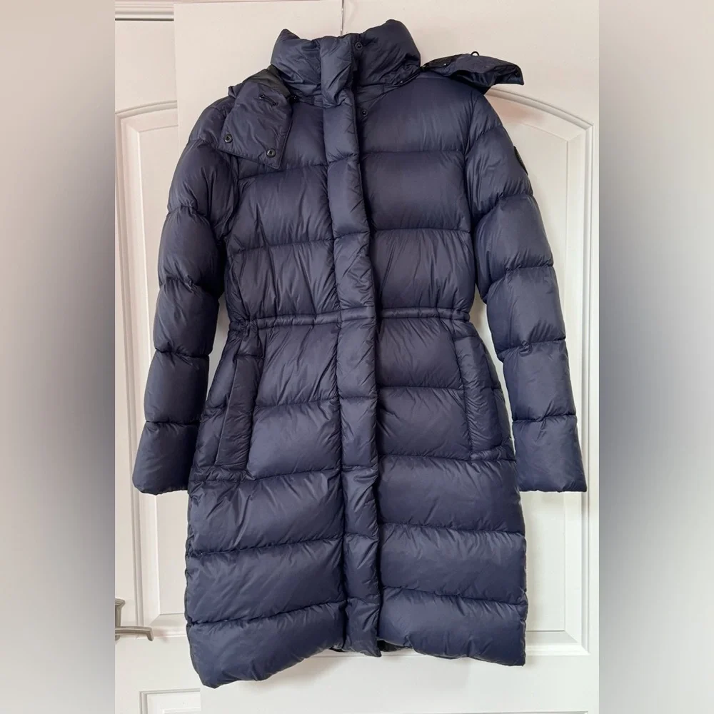 Canada Goose Arosa Parka Black Label in Navy - Picture 2 of 16